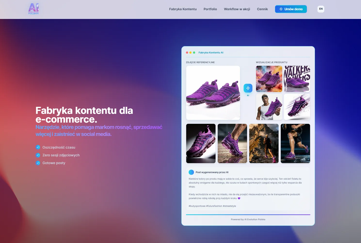 Fabryka Kontentu AI — panel automatyzacji tworzenia kontentu